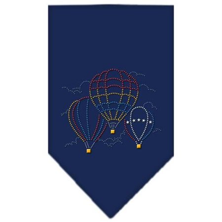 UNCONDITIONAL LOVE Hot Air Ballons Rhinestone Bandana Navy Blue Small UN759748